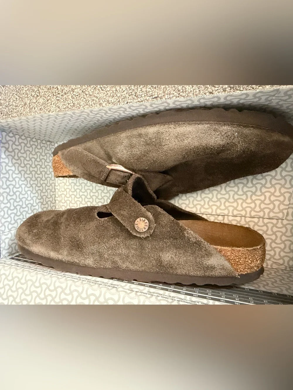 Birkenstock Boston Suede Clog - Mocha